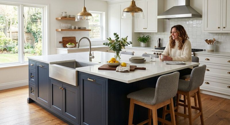 Kitchen Island Construction in Carmel, IN