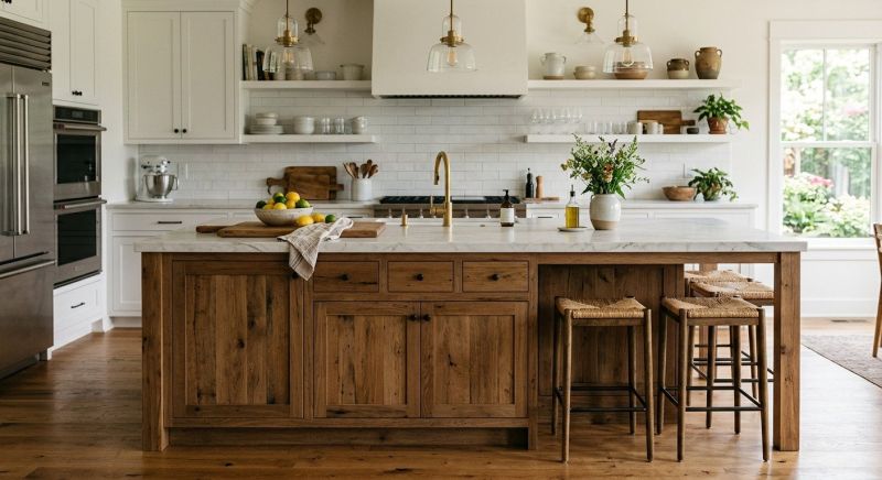 Kitchen Island Construction in Lafayette, IN