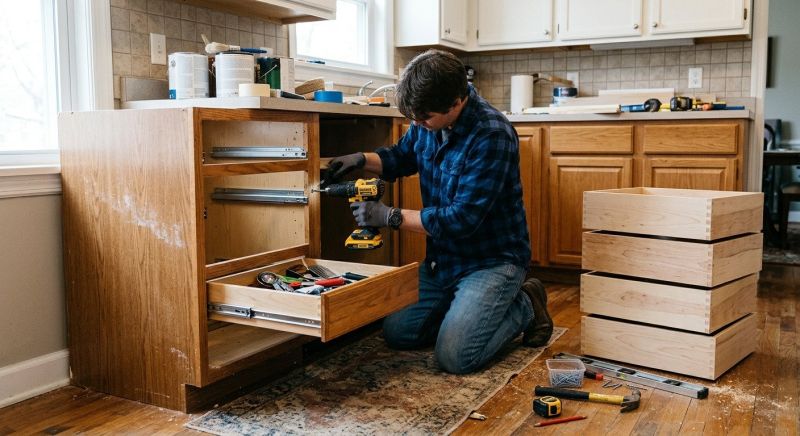 Oak Cabinet Remodeling in Terre Haute, IN