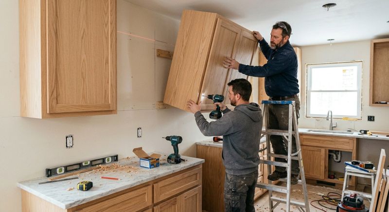Pine Cabinets Installation in Kokomo, IN