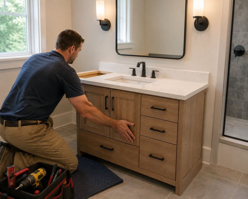 Vanity Cabinet Installation in Cincinnati, OH