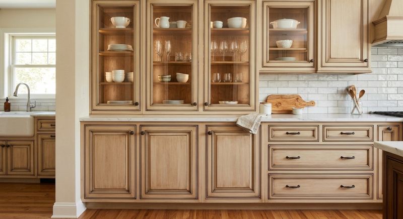 Glazed Cabinets Installation in Dayton, OH