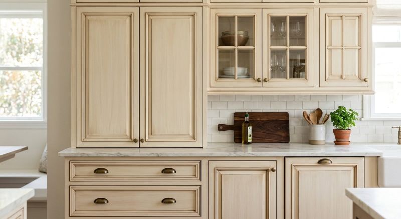 Glazed Cabinets Installation in Dayton, OH