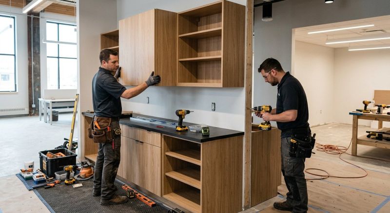 Vanity Cabinet Installation in Dayton, OH