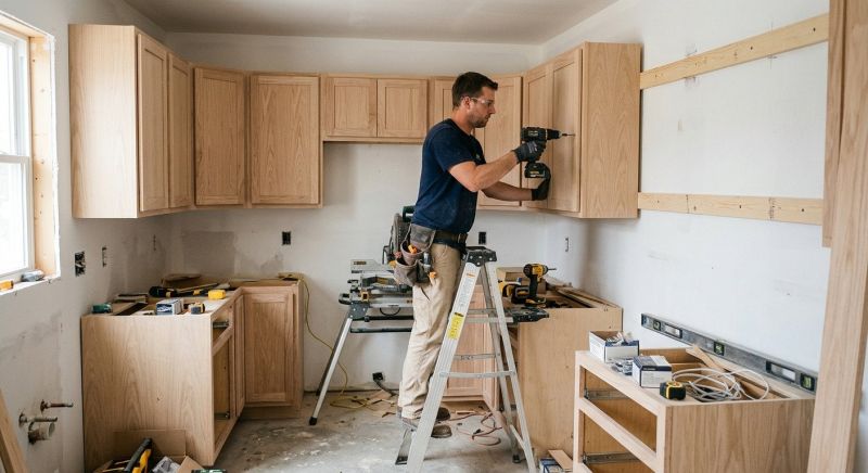 Wall Cabinets Installation in Carmel, IN